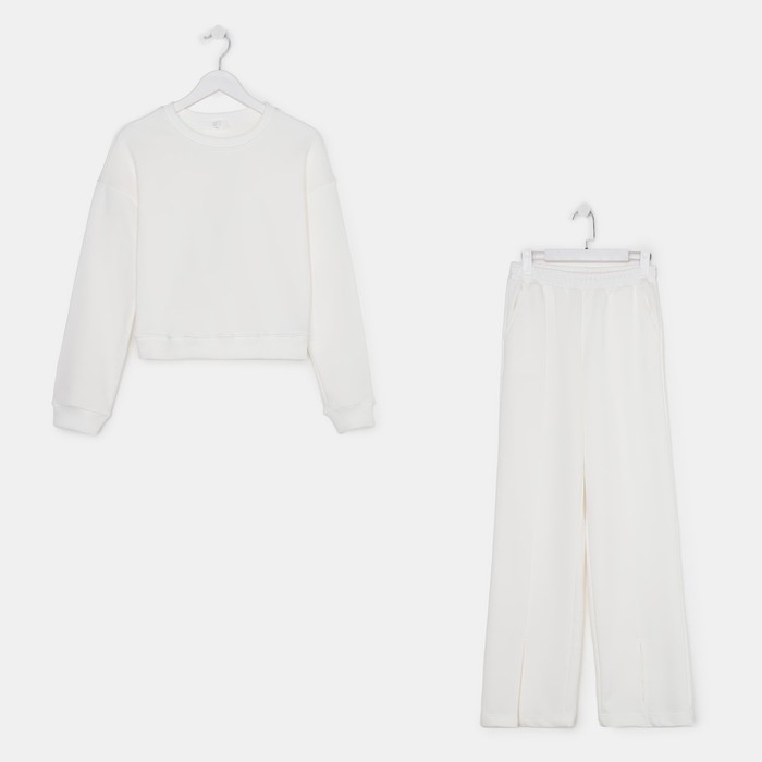 Костюм женский (джемпер и брюки) MIST, р. 40-42, молочный