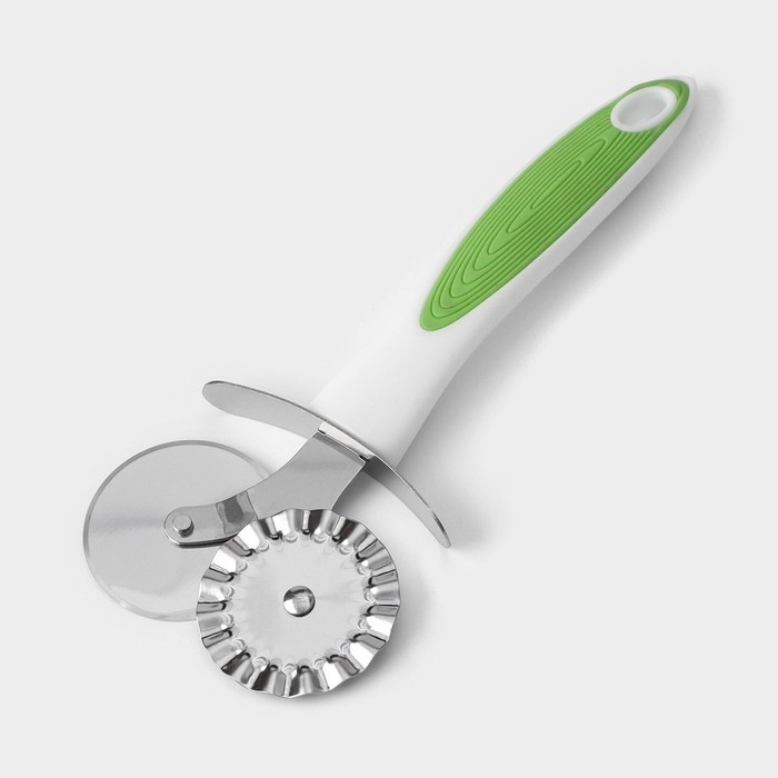 Нож для пиццы и теста Доляна Style, 18.5 см, ручка soft - touch, МИКС