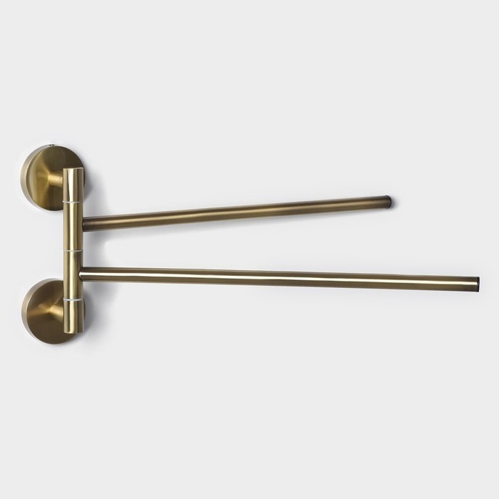 Держатель для полотенец 2 спицы Stölz bacic Bronze, 35.5×16×5 см, бронзовый