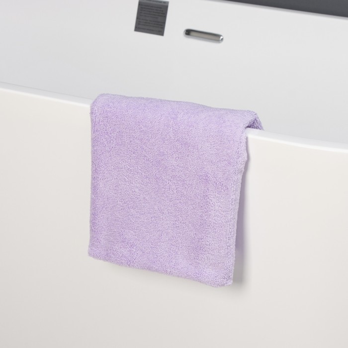 Тряпка для пола Raccoon, 220 г/м², 60×80 см, микрофибра, ультразвуковая обработка края, 2 шт, сиреневая