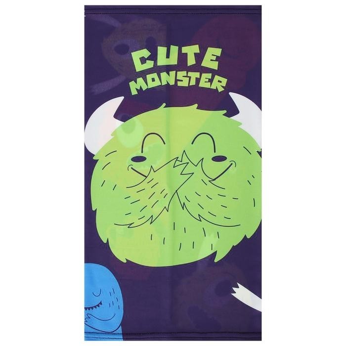 Повязка-труба ONLYTOP MINI MONSTER, детская