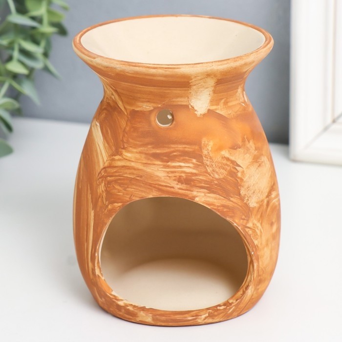 Аромалампа для эфирных масел «Довольный Хотей», керамика, 9.5×9.5×12 см, МИКС