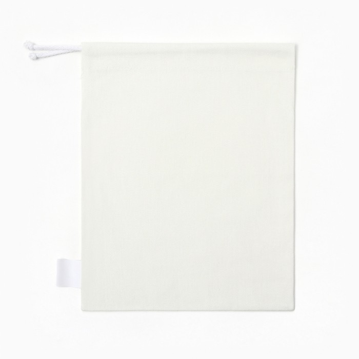 Мешочек текстильный Этель Home collection 27×34 см, белый, 100%лён