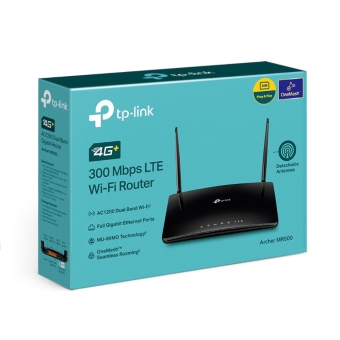 Wi-Fi роутер TP-LINK ARCHER MR500, 4 порта, 1167 Мбит/с, 4G+