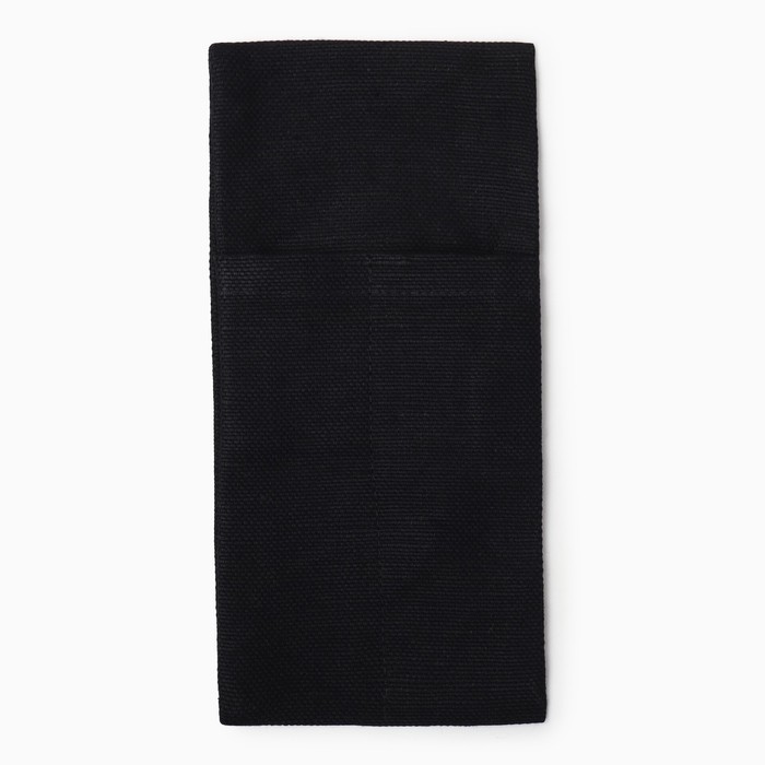 Набор конвертов для приборов Home collection black-4шт, 22х10см, 54%лён, 46%хл