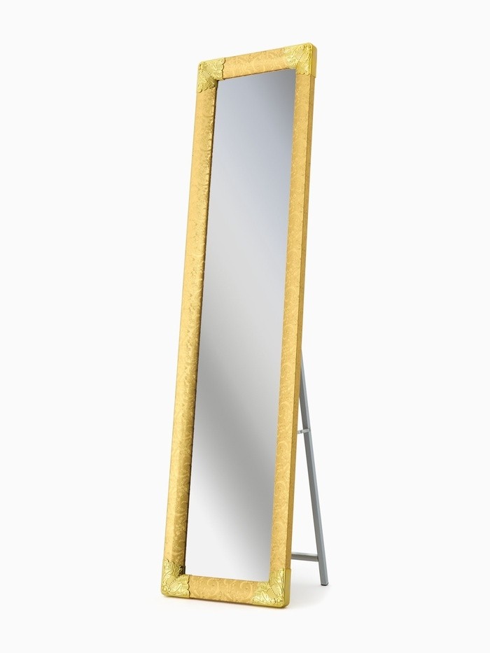 Зеркало интерьерное напольное TAKE IT EASY, в полный рост, 40×160 см, золотое