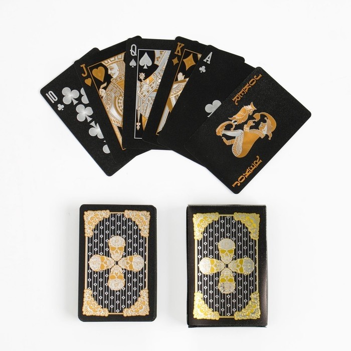 Карты игральные пластиковые, колода 54 шт., 8.7×5.7 см