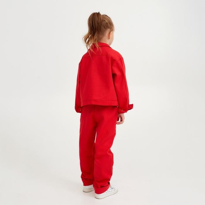 Жакет для девочки MINAKU: Casual collection KIDS, цвет красный