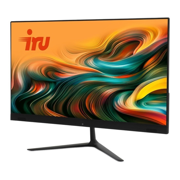 Моноблок IRU P233, 23.8", VA, i3 1005G1, 8 Гб DDR4, SSD 256 Гб, Intel UHD, Win 11 Pro, черный