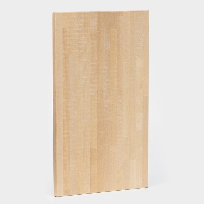 Доска разделочная деревянная Доляна, 50×30×2 см, берёза