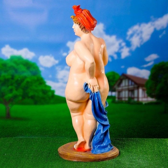 Садовая фигура из полистоуна «Банщица», 98×40×40 см