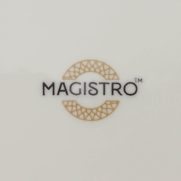 Кружка Magistro La Perle, 350 мл, фарфор, белая