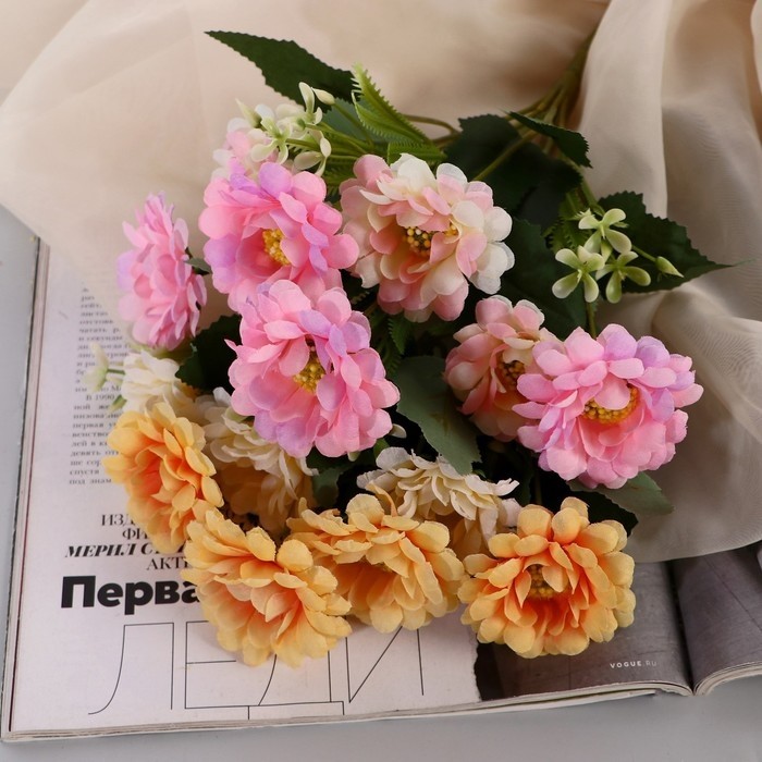 Букет «Пеларгония пышная», 5×29 см, МИКС (Цена за 2 шт.)