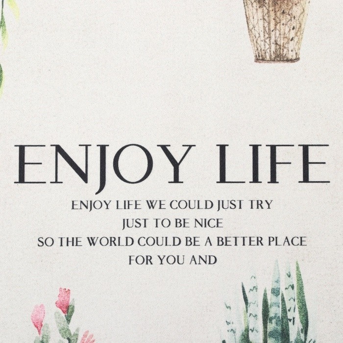 Набор ковриков для кухни Этель Enjoy, 2 шт., 38×58 см, 38×118 см