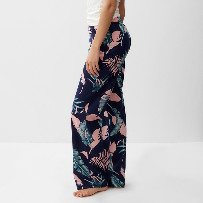 Брюки женские прямые KAFTAN "Tropical dream" р. 56-58