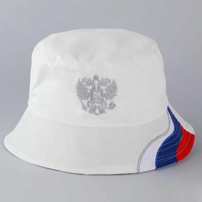 Панама «Россия», белая, р-р 56