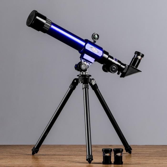 Телескоп настольный 20×30×40, синий