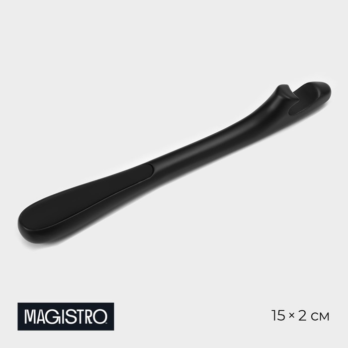 Открывашка Magistro Vantablack, 15×2 см, чёрная