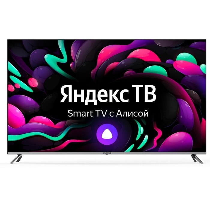 Телевизор Starwind SW-LED58UG401, 58", 3840x2160, DVB-T/T2/C/S2, HDMIx3, USBx2, Smart TV, черный