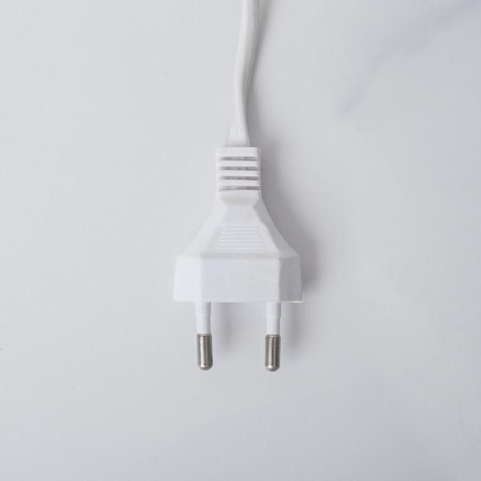 Световой прибор «Хрустальный шар» 7.5 см, свечение RGB, 220 В, чёрный