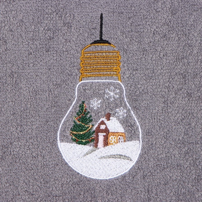Полотенце махровое "Этель" Snow globe 30х60 см, 340 г/м2, 100% хл