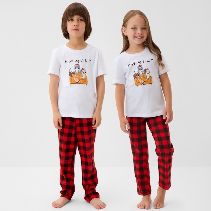 Пижама детская KAFTAN "Family" размер 32 (110-116 см)