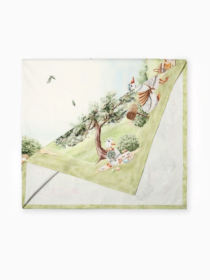 Набор столовый Family picnic, скатерть 150×220 см +/- 3 см с ВГМО, салфетки 40×40 см - 12 шт., 100% хлопок