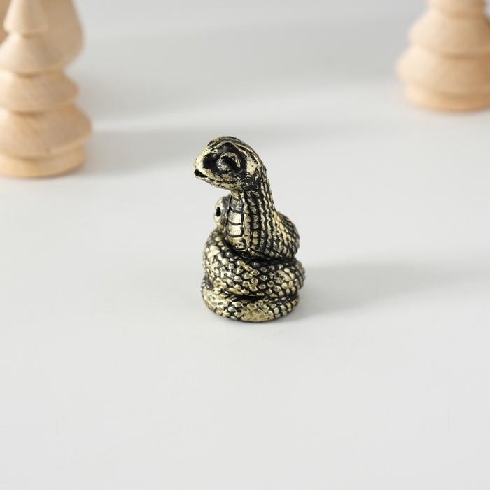 Фигурка полистоун «Змея», 2×2×3.5 см, МИКС
