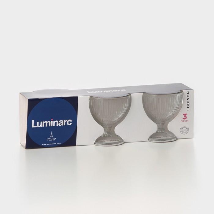 Набор креманок Luminarc «Луиз», 300 мл, стекло, 3 шт.