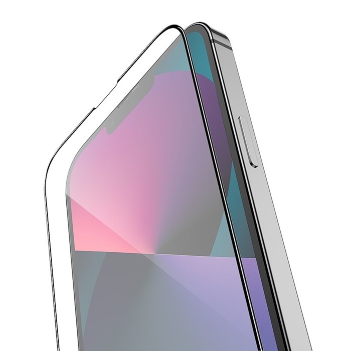 Защитное стекло Hoco G1, для iPhone 13 Pro Max, ПЭТ слой, анти отпечатки, черная рамка