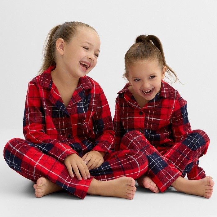 Пижама новогодняя детская KAFTAN "Cristmas" размер32 (110-116)