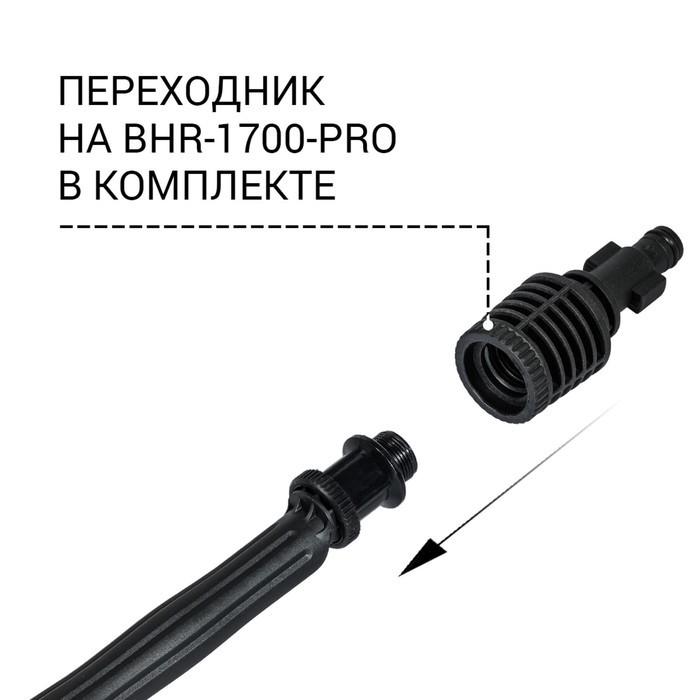 Щетка для мойки высокого давления Bort Brush US, soft wash brush=