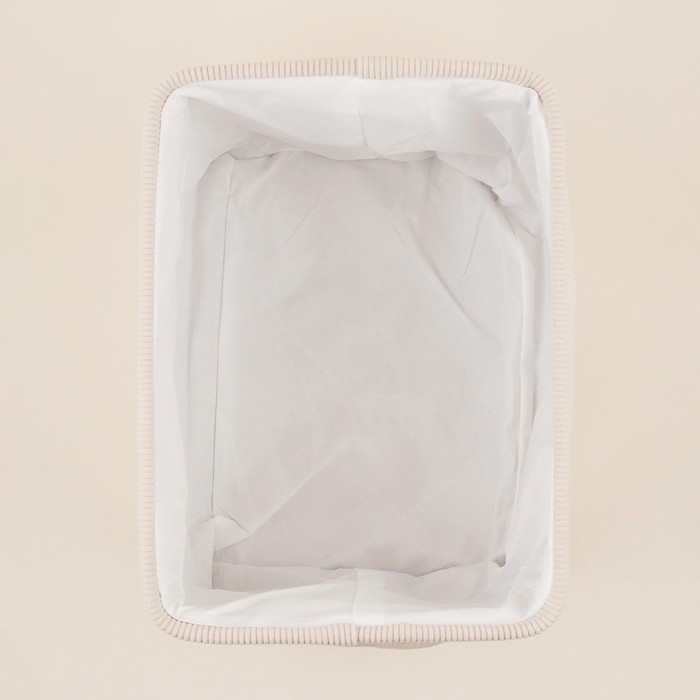 Короб для хранения вещей SL Home, 32×23×18,5 см, бежевый