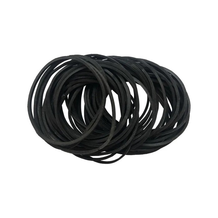 Банковская резинка 60мм 100г deVENTE TOTAL BLACK, черные 4152401 (Цена за 3 шт.)