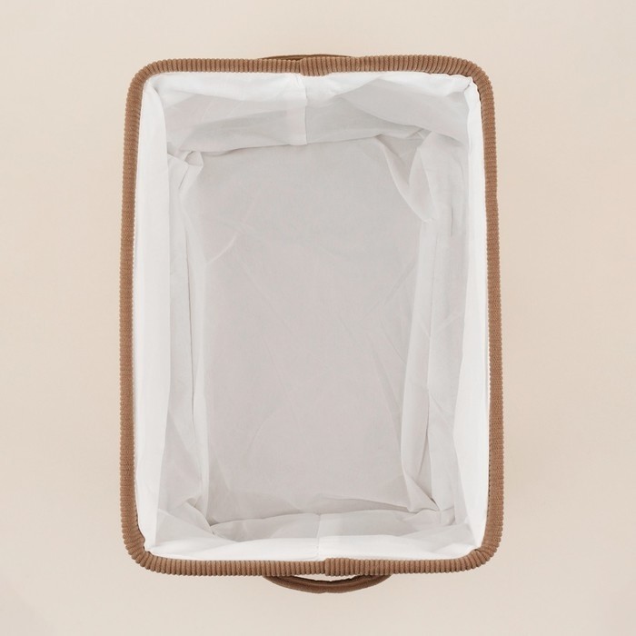 Короб для хранения вещей SL Home, 35×25×23 см, коричневый