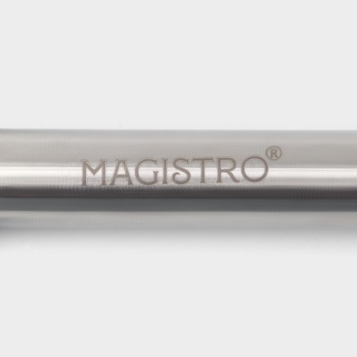 Овощечистка Magistro Solid, нержавеющая сталь, хромированная
