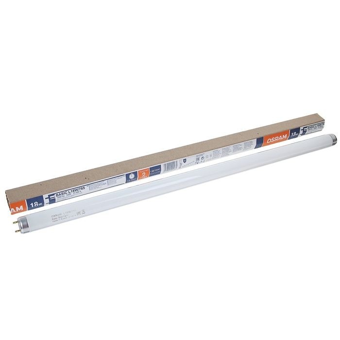 Лампа люминесцентная Osram L 36W/765, G13, 36 Вт, 6500 К, 1200 мм (Цена за 2 шт.)