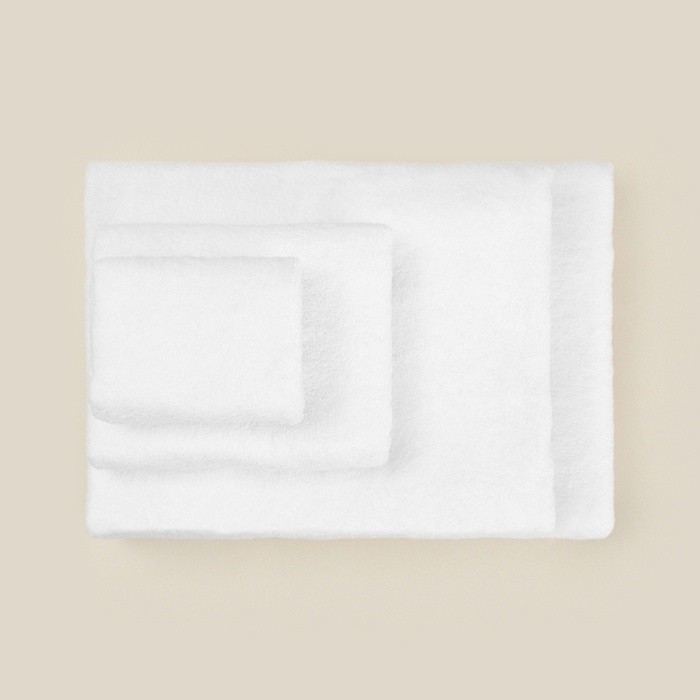 Полотенце махровое SL HOME: Basic "Блан де Блан" 100х180 см, 100% хлопок, 530 г/м2