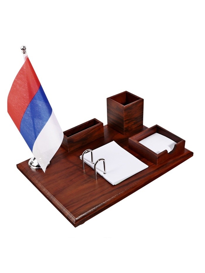 Набор настольный 5 в1, 34×24×10 см, для офиса