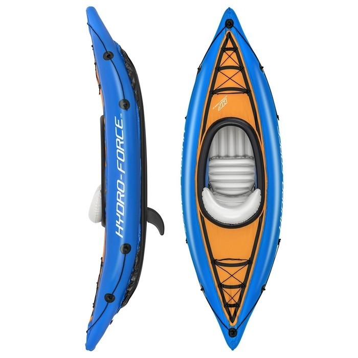 Лодка надувная Bestway Cove Champion, 275×81 см, вёсла, насос, 65115