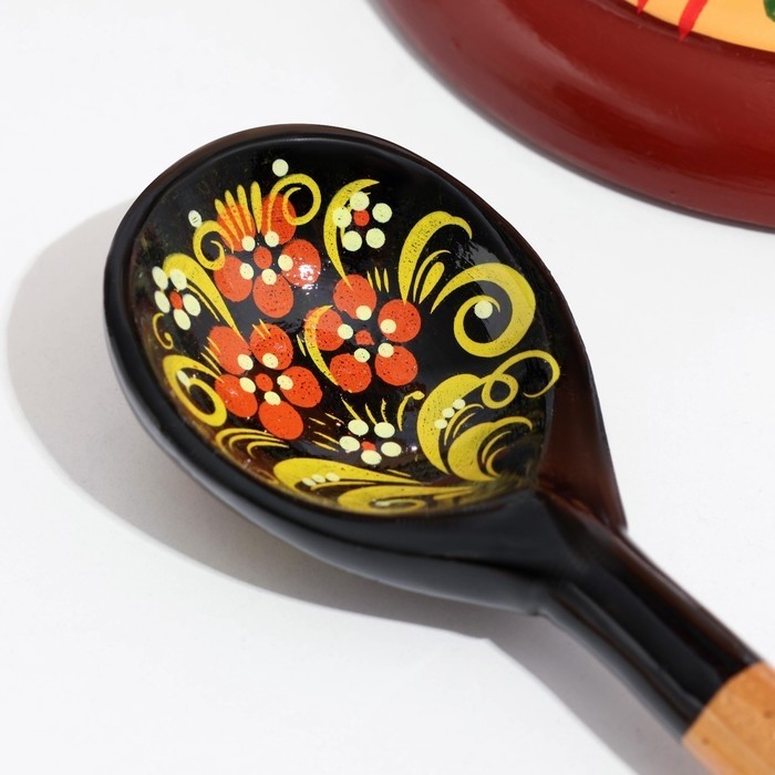 Ложка «Чернушка», 14,7×3,5 см, микс (Цена за 10 шт.)