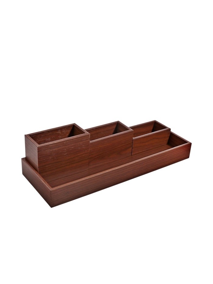 Органайзер 4 секции, 34×12×10 см, для офиса