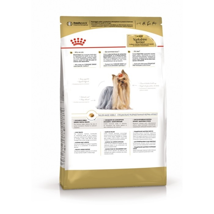 Сухой корм RC Yorkshire Terrier Adult для йоркширского терьера, 3 кг