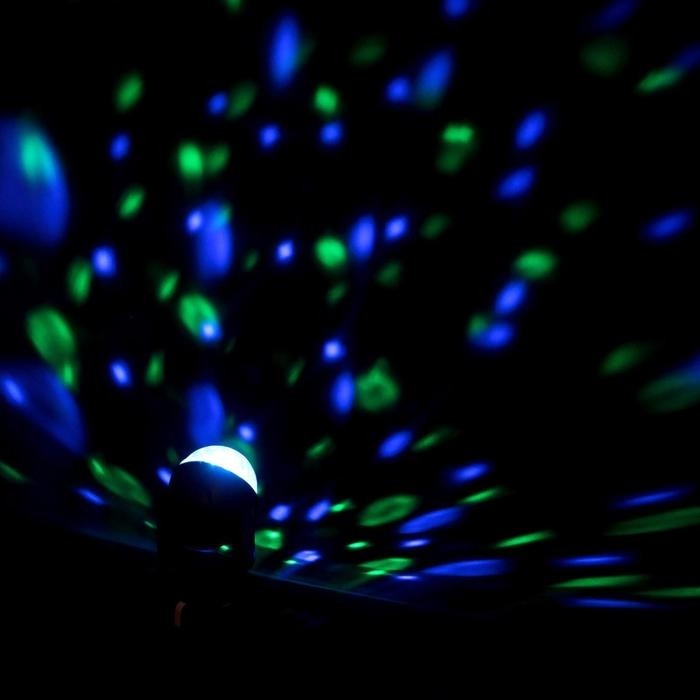 Проектор «Хрустальный диско-шар» 9.5 см, свечение RGB, 12 В