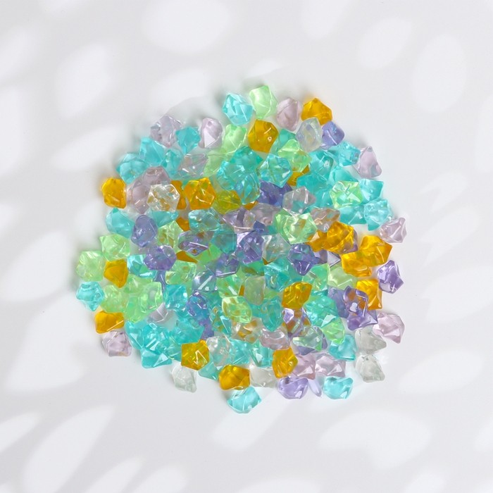 Светящийся декор "Камешки" микс, 100гр / 1,5см (Цена за 2 шт.)