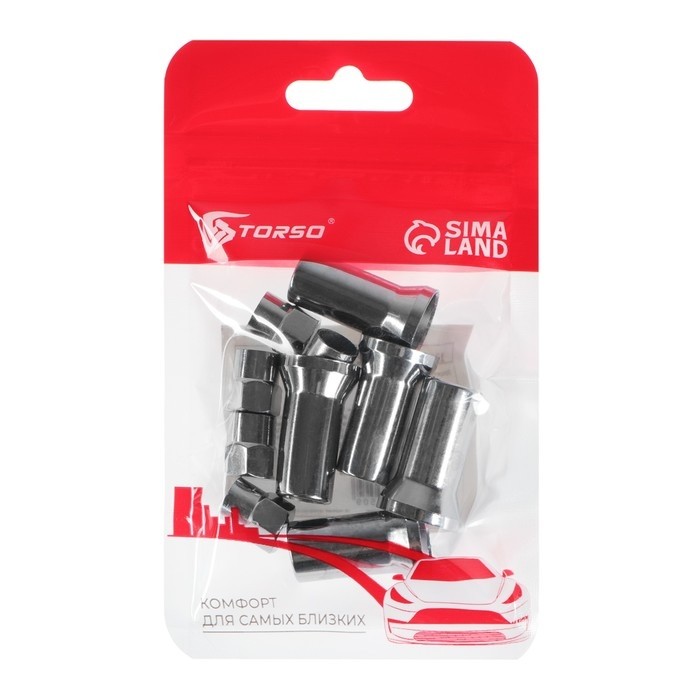 Колпачок для вентиль TORSO, TR414, защитный, набор 5 шт