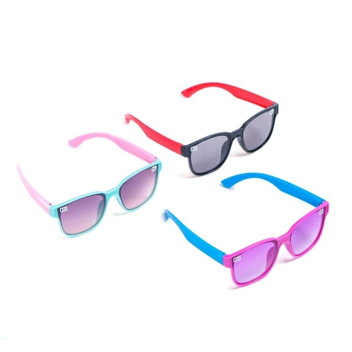 Очки солнцезащитные детские OneSun, uv 350, линза 4.5×5 см, микс