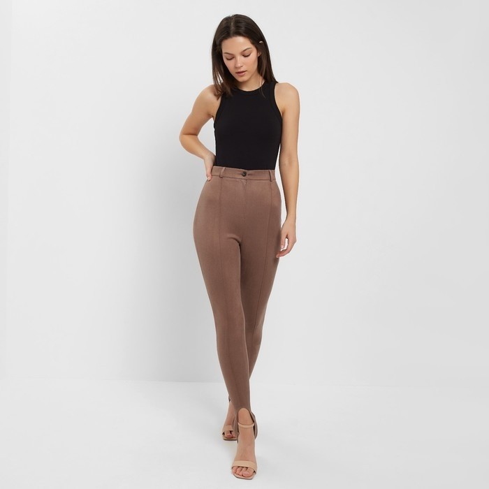 Брюки женские MINAKU: Casual Collection цвет кофе