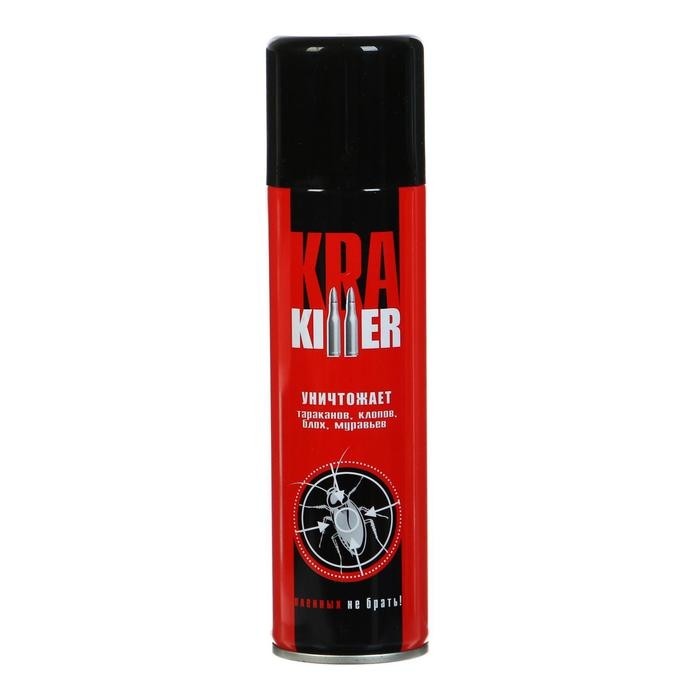 Аэрозоль от насекомых Дихлофос KRA Killer от ползающих насекомых, 230 мл (Цена за 2 шт.)
