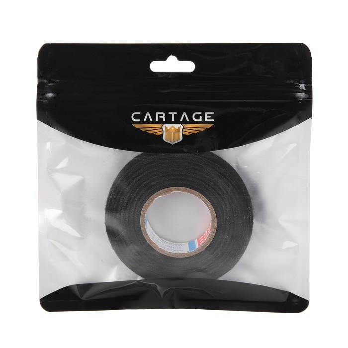 Клейкая лента Cartage, текстильная, термостойкая, 15 мм × 15 м